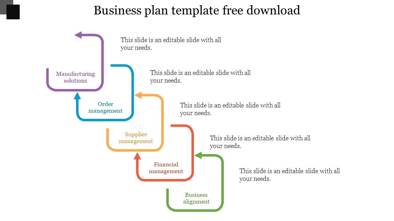 Amazing Business Plan Template Free Download Design